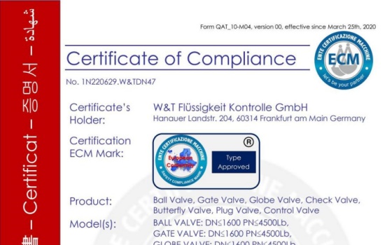 W&T4500 фунтов сертификата CE