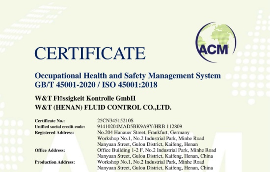 Система профессиональной охраны здоровья компании vitiso45001